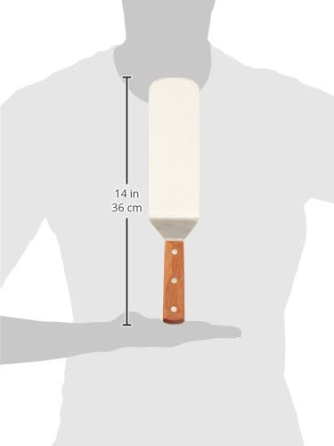 Winco Blade Flexible Turner, 9.5-Inch by 3-Inch, Medium, Stainless Steel, Brown
