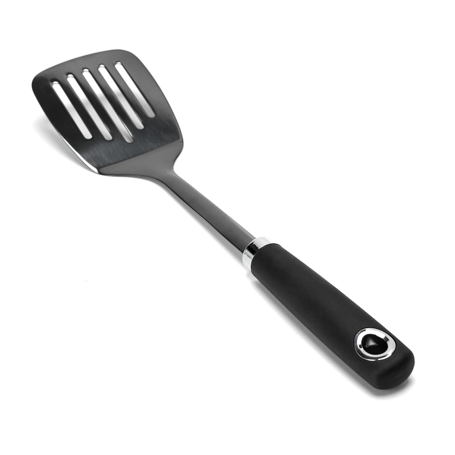 Stainless Steel Slotted Turner Spatula, Thin Edge Turner, Silver