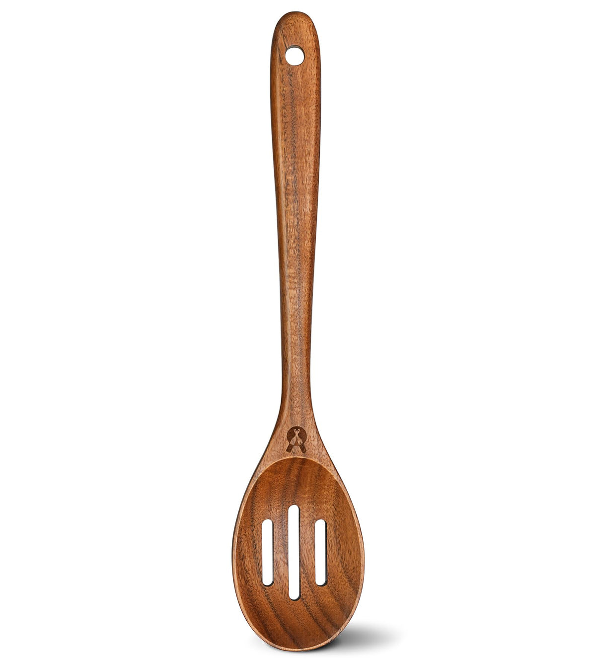 Wooden Slotted Spoons for Cooking, Teak Wooden Kitchen Utensils for Serving