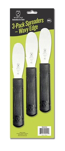 Mercer Culinary Millennia Turner/Spatula, 6 Inch x 3 Inch Blade, Black Handle