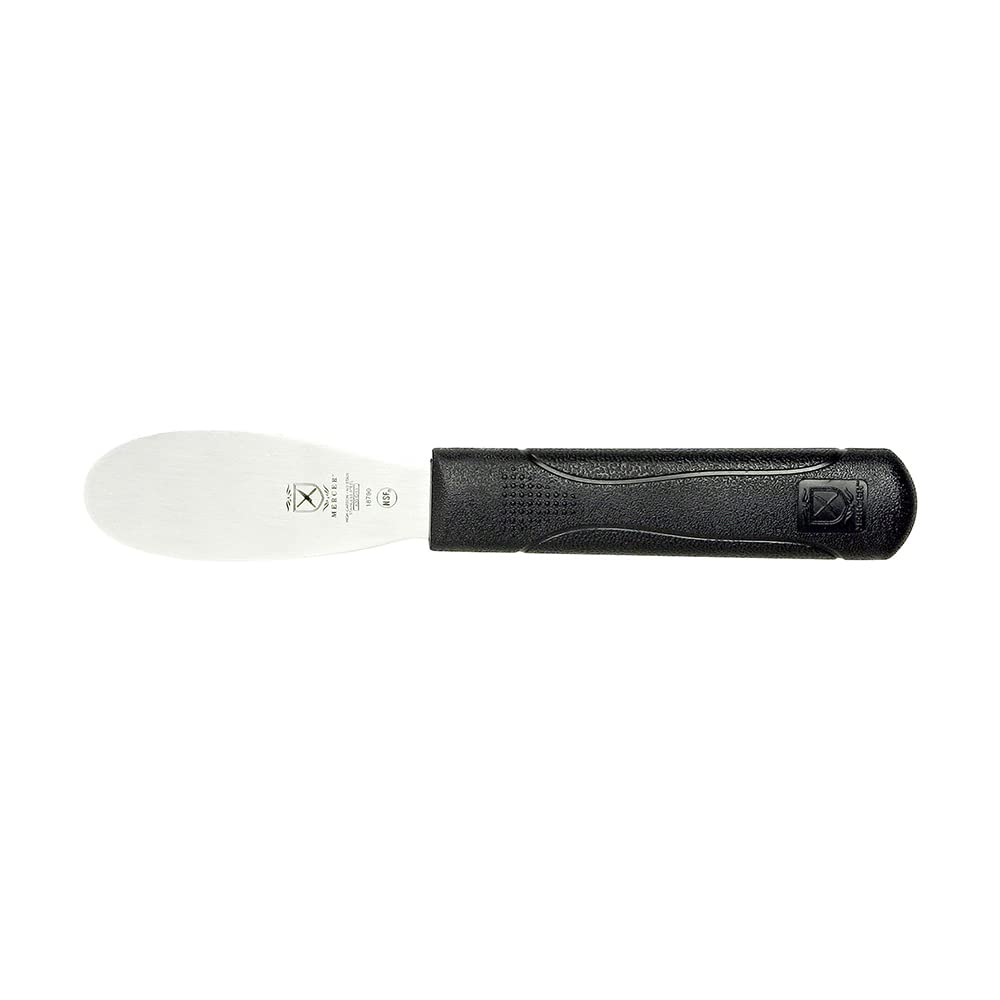 Mercer Culinary Millennia Turner/Spatula, 6 Inch x 3 Inch Blade, Black Handle