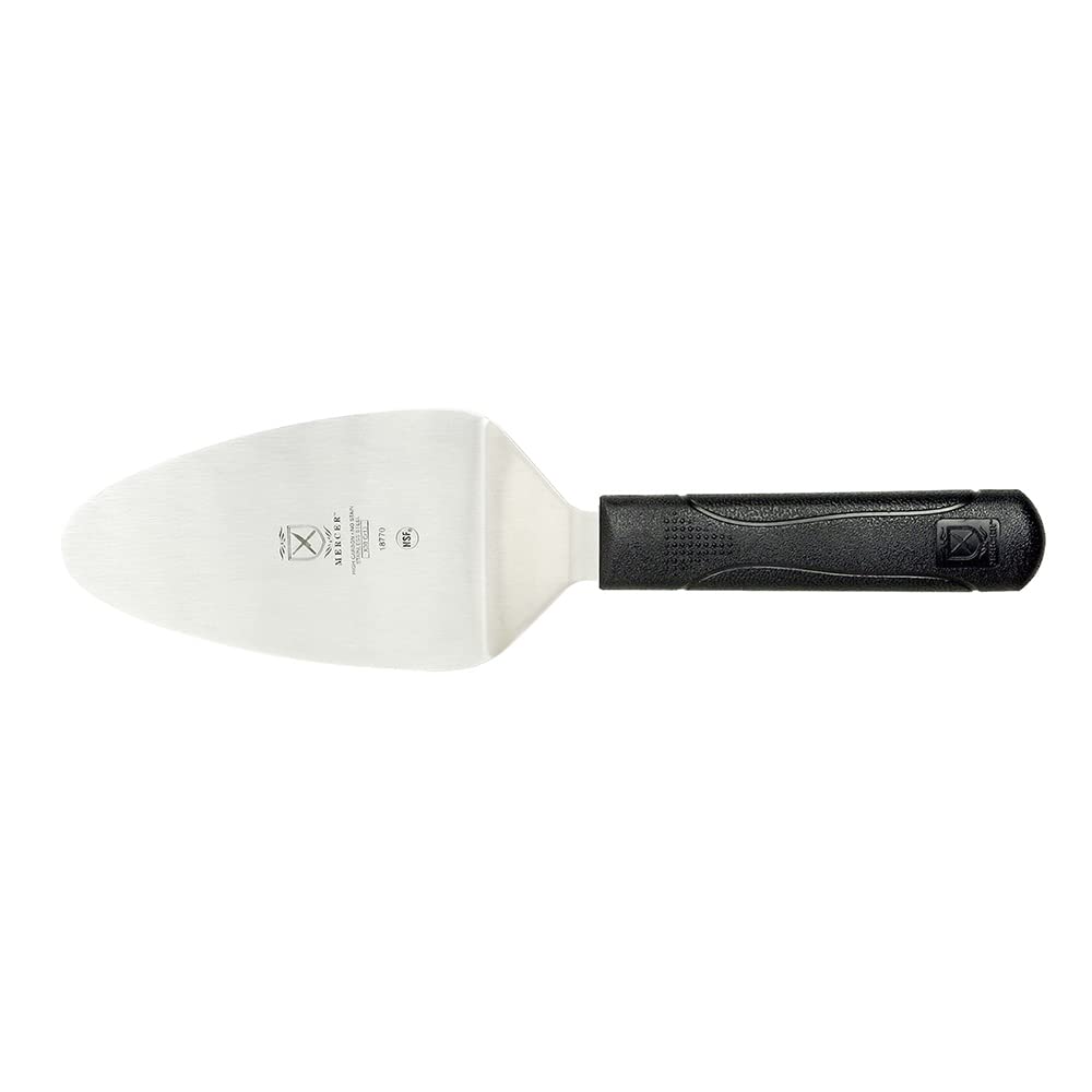 Mercer Culinary Millennia Turner/Spatula, 6 Inch x 3 Inch Blade, Black Handle
