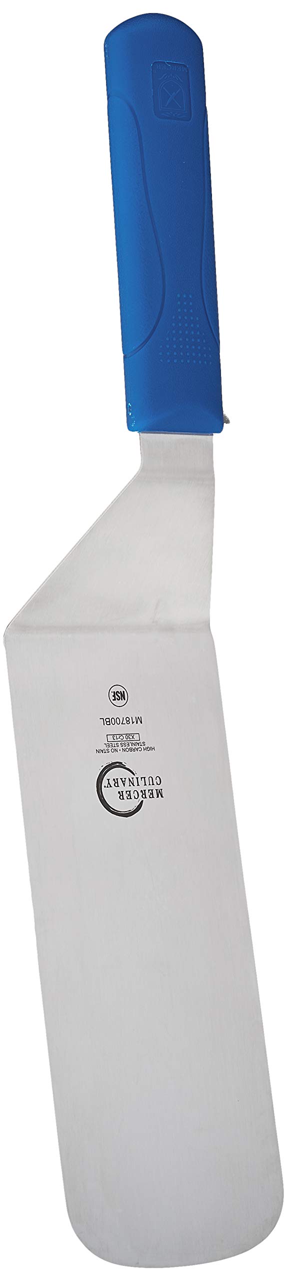 Mercer Culinary Millennia Turner/Spatula, 6 Inch x 3 Inch Blade, Black Handle
