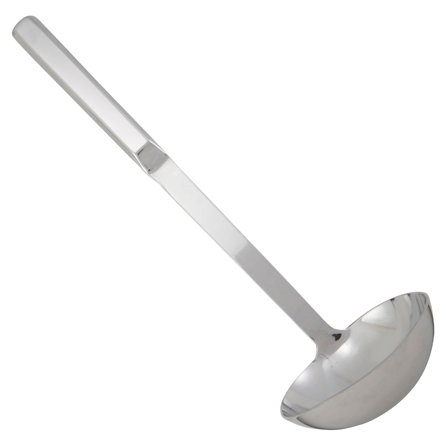 Winco 4 oz Red One Piece Stainless Steel Ladle
