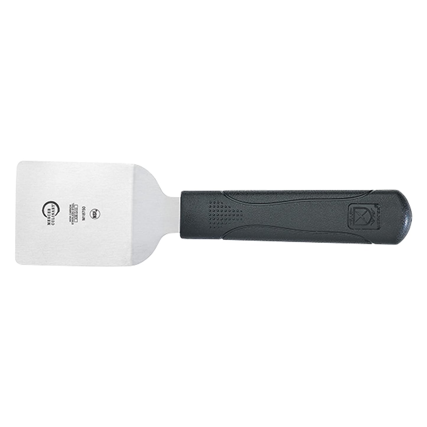 Mercer Culinary Millennia Turner/Spatula, 6 Inch x 3 Inch Blade, Black Handle