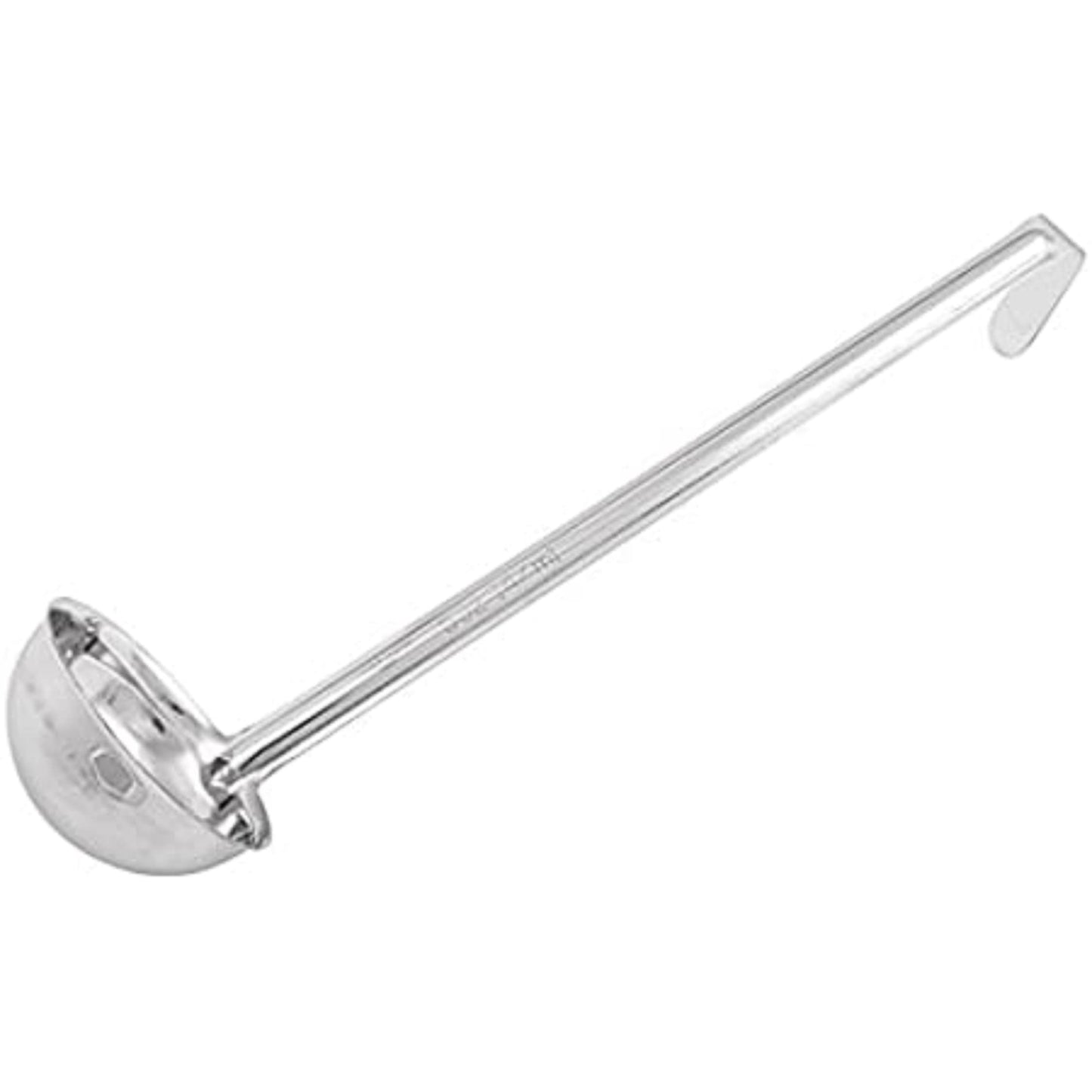 Winco 4 oz Red One Piece Stainless Steel Ladle