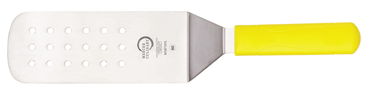 Mercer Culinary Millennia Turner/Spatula, 6 Inch x 3 Inch Blade, Black Handle