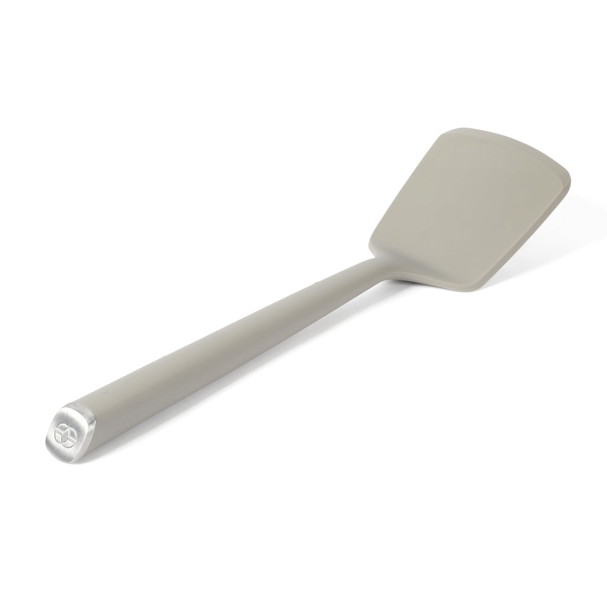 Calphalon Edge Silicone Slotted Spoon/Skimmer, Flexible Heat-Resistant Kitchen Strainer Spoon for Cooking, Frying, Skimming & Serving, Nonstick Safe, Navy Blue