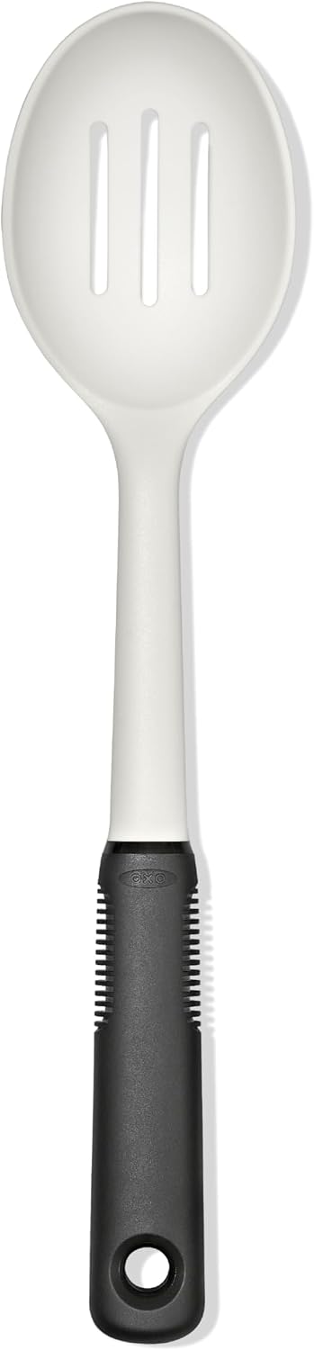 OXO Good Grips Nylon Slotted Spoon – Oat, Slotted Spoons for Cooking