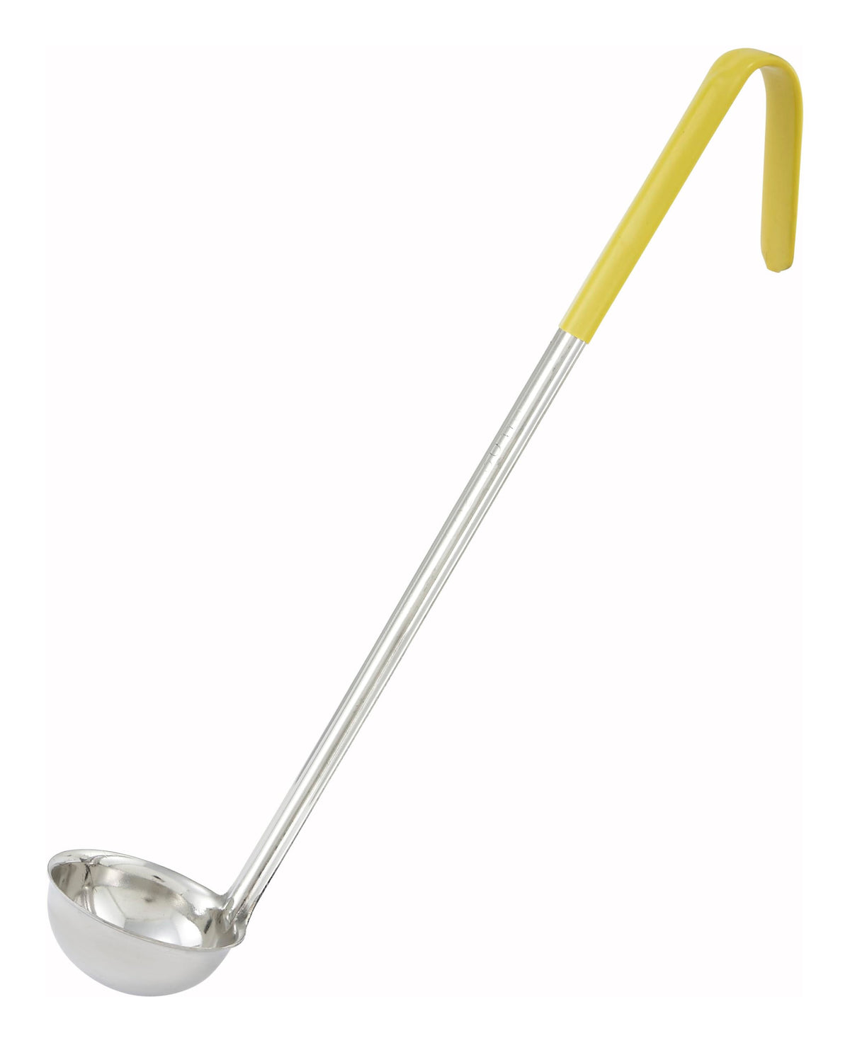 Winco 4 oz Red One Piece Stainless Steel Ladle