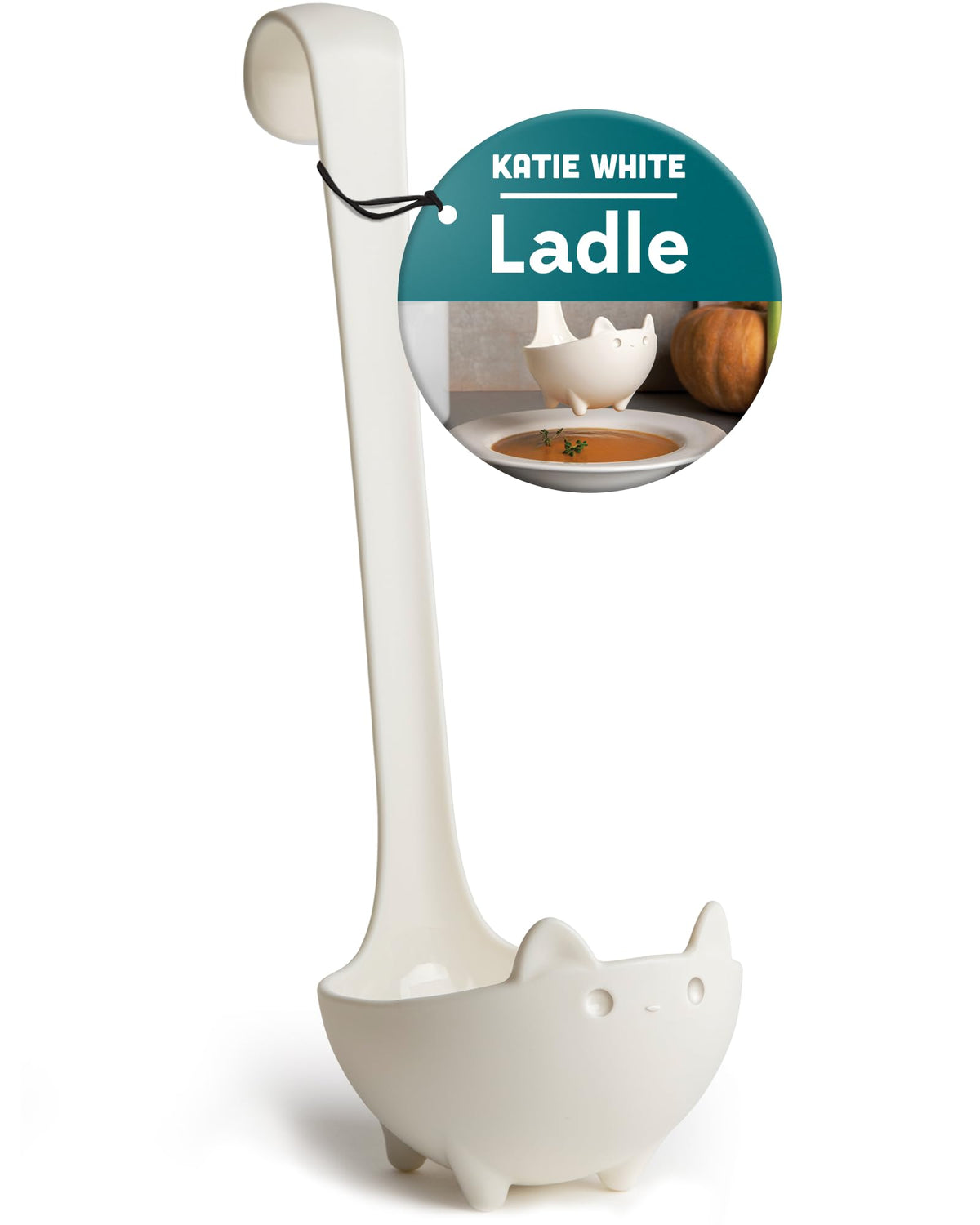 OTOTO The Original Nessie Ladle - Soup Ladle, Cute Gifts, Funny Kitchen Gadgets, Loch Ness design, Cooking Gifts for Mom - Cute and Practical Kitchen Utensils - Unique Gifts for Women