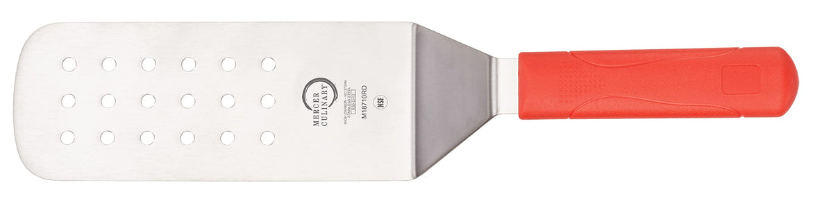 Mercer Culinary Millennia Turner/Spatula, 6 Inch x 3 Inch Blade, Black Handle