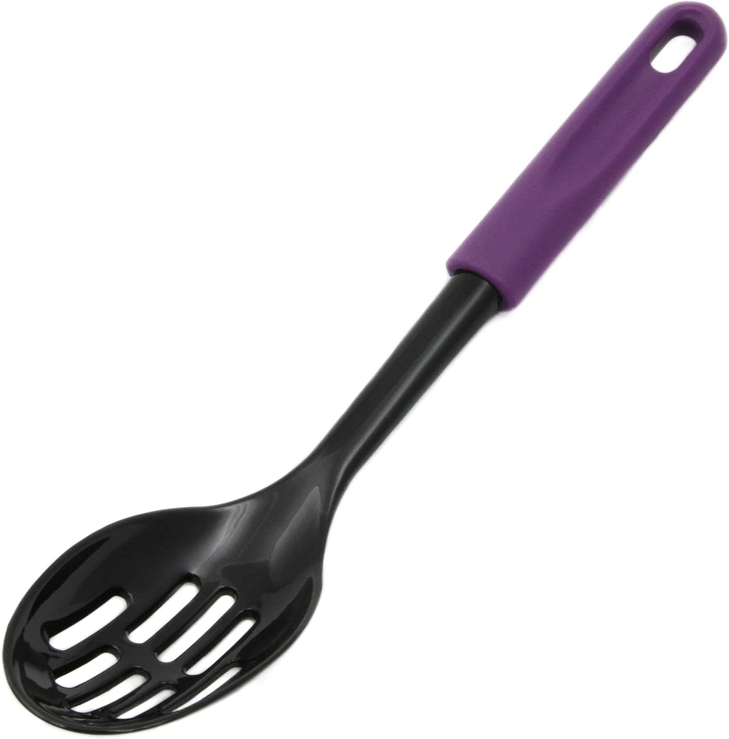 Chef Craft Basic Nylon Slotted Spoon, 11.5 inch, Purple