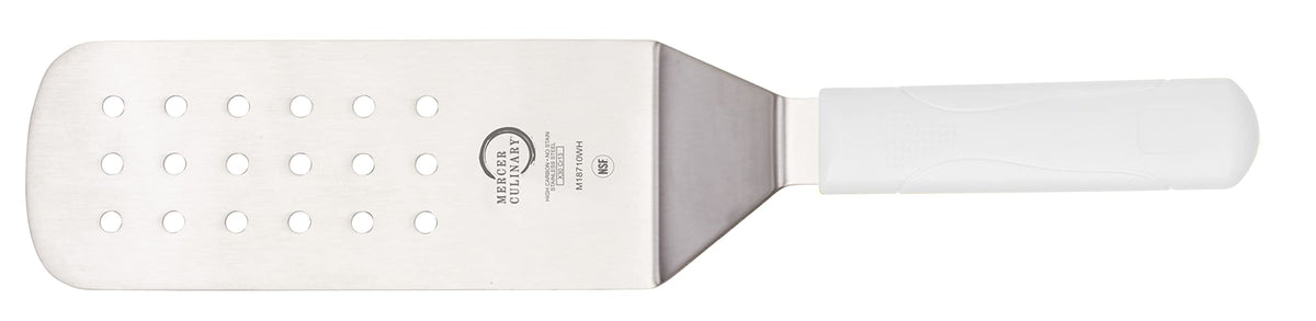 Mercer Culinary Millennia Turner/Spatula, 6 Inch x 3 Inch Blade, Black Handle