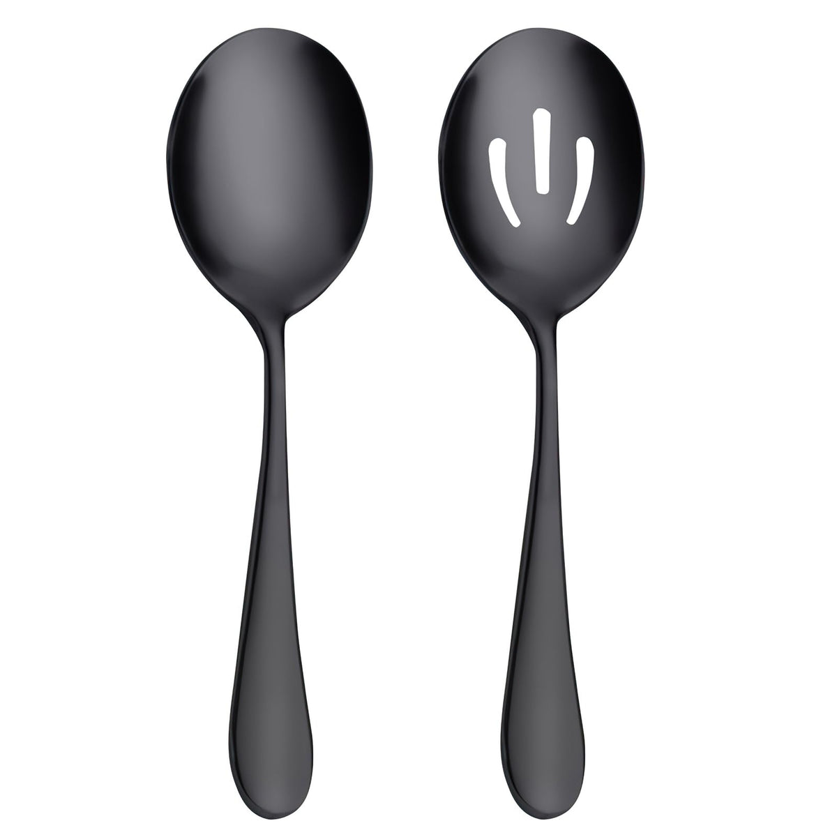 AOOSY 2 Pcs Stainless Steel Serving Utensil Set, Long Handle Serving Spoons