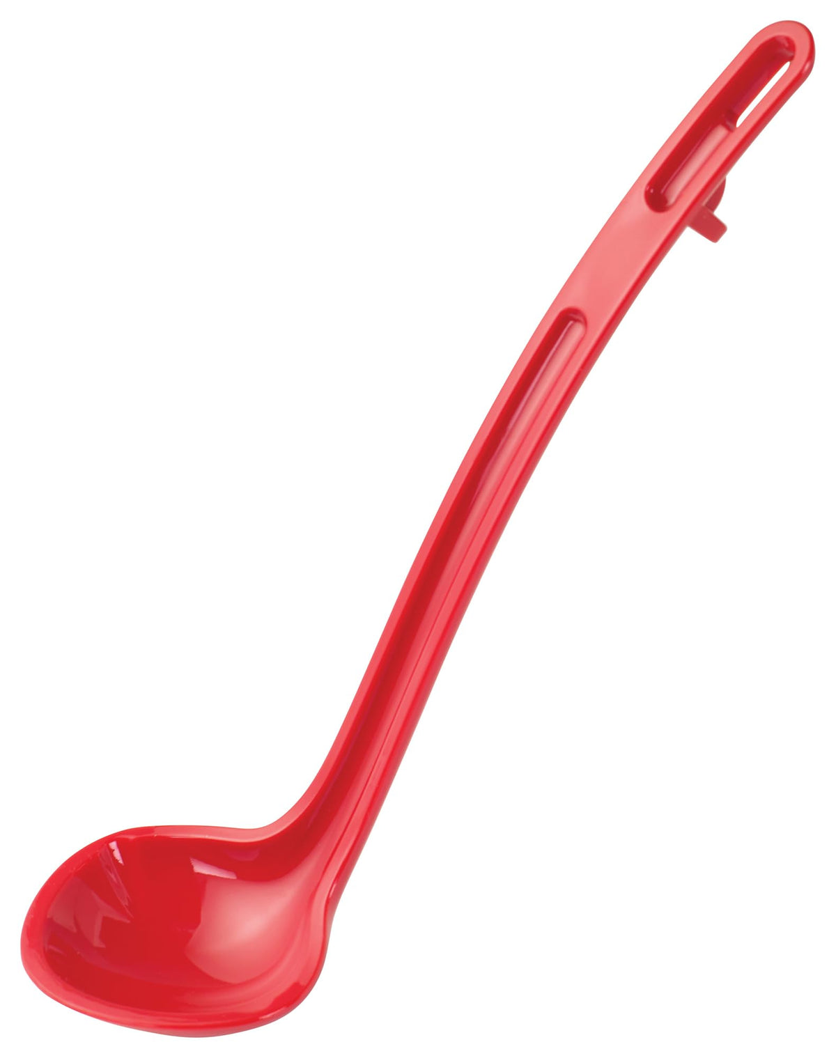 Winco 4 oz Red One Piece Stainless Steel Ladle