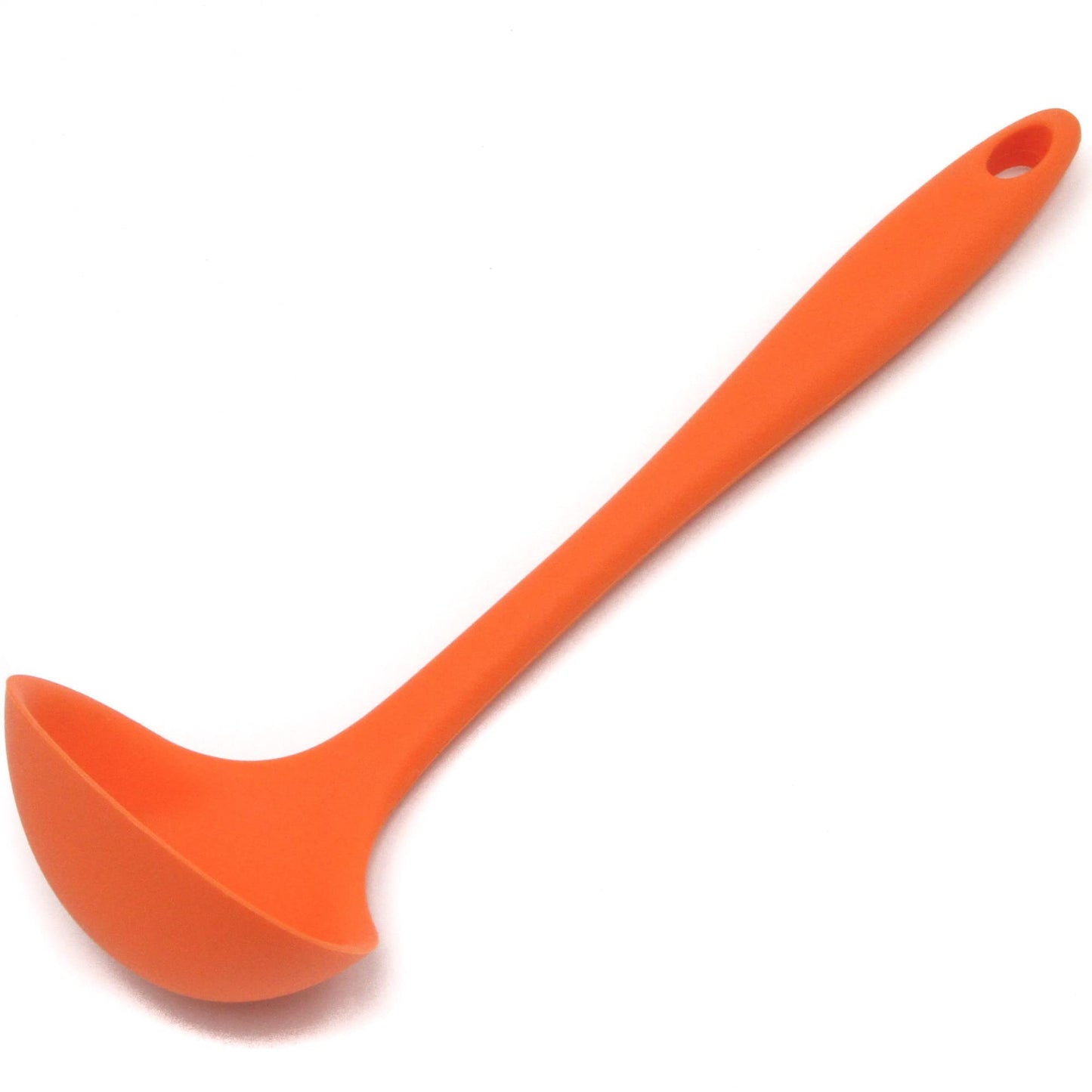 Chef Craft Premium Silicone Cooking Ladle, 11.25 inch, Red
