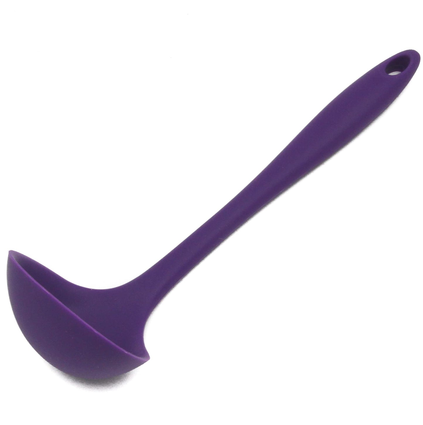 Chef Craft Premium Silicone Cooking Ladle, 11.25 inch, Red