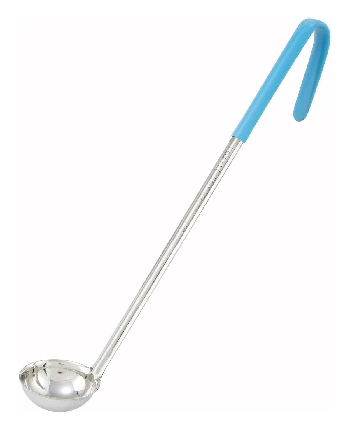 Winco 4 oz Red One Piece Stainless Steel Ladle