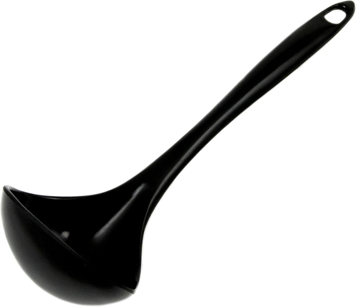 Chef Craft Basic Melamine Cooking Ladle, 10.5 Inch, White