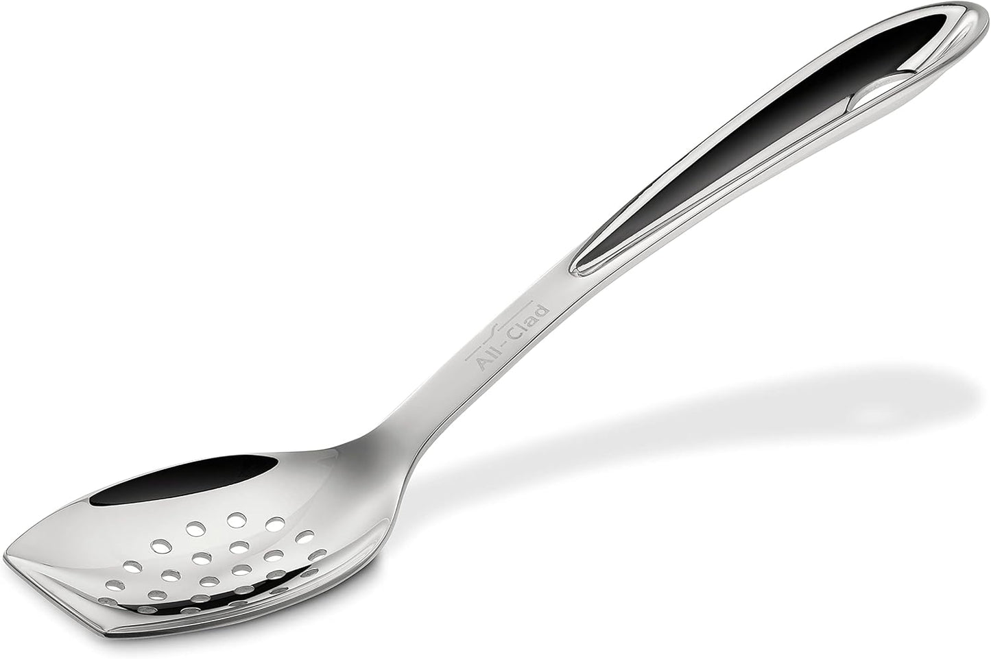 All-Clad Stainless Steel 9.5-inch Slotted Spoon, Kitchen Tools