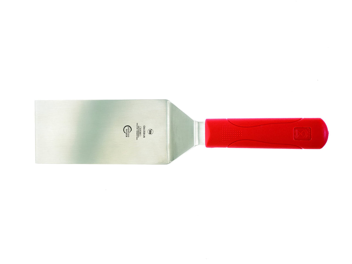 Mercer Culinary Millennia Turner/Spatula, 6 Inch x 3 Inch Blade, Black Handle