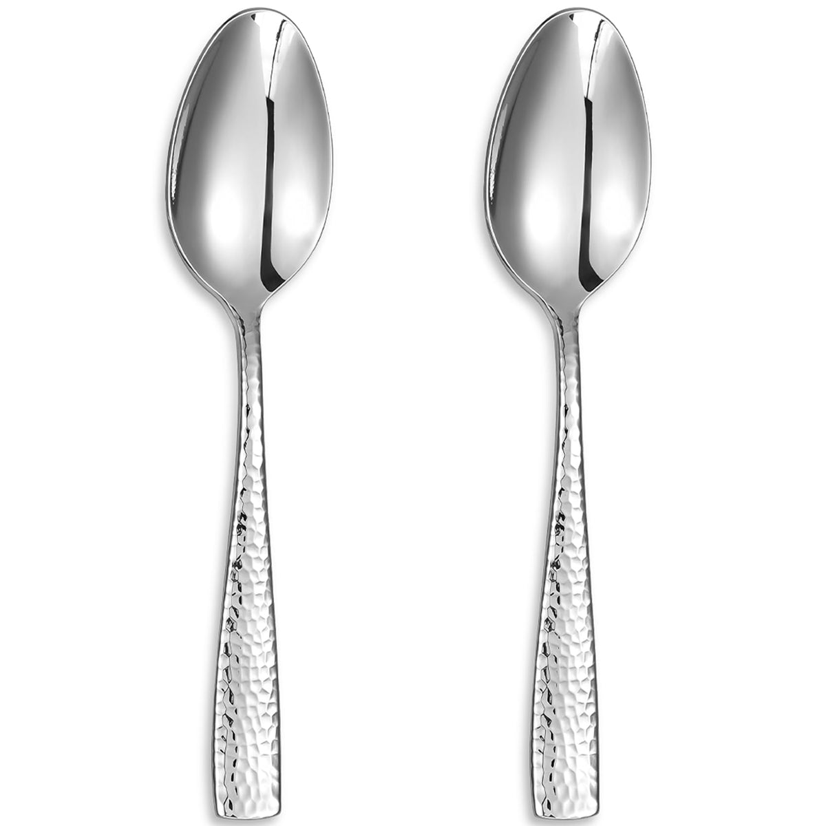 KEAWELL Premium Louis Hammered Slotted Spoons (Slotted Spoons, Set of 2)