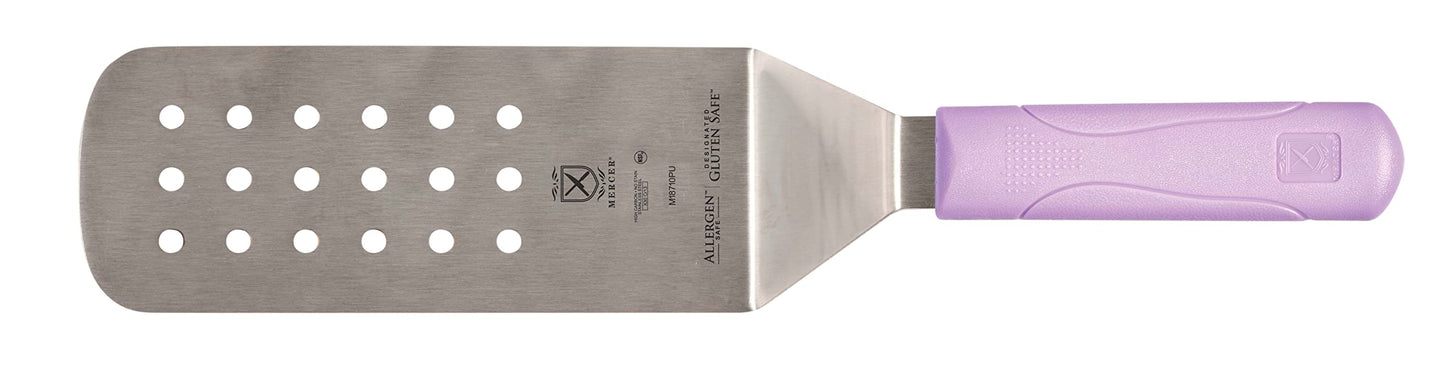 Mercer Culinary Millennia Turner/Spatula, 6 Inch x 3 Inch Blade, Black Handle