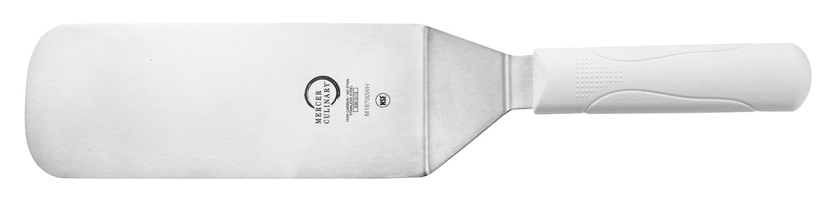 Mercer Culinary Millennia Turner/Spatula, 6 Inch x 3 Inch Blade, Black Handle
