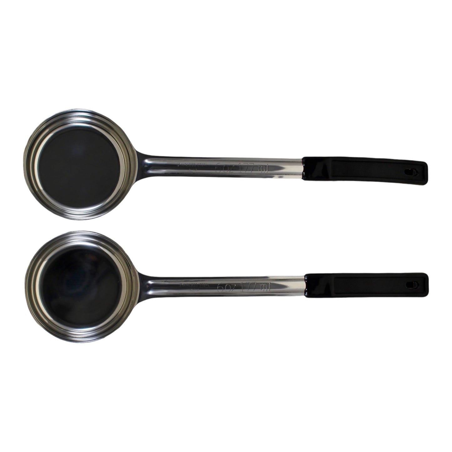 4 oz Slotted Stainless Steel Portion Control Ladle Spoodle - [Pack of 2]
