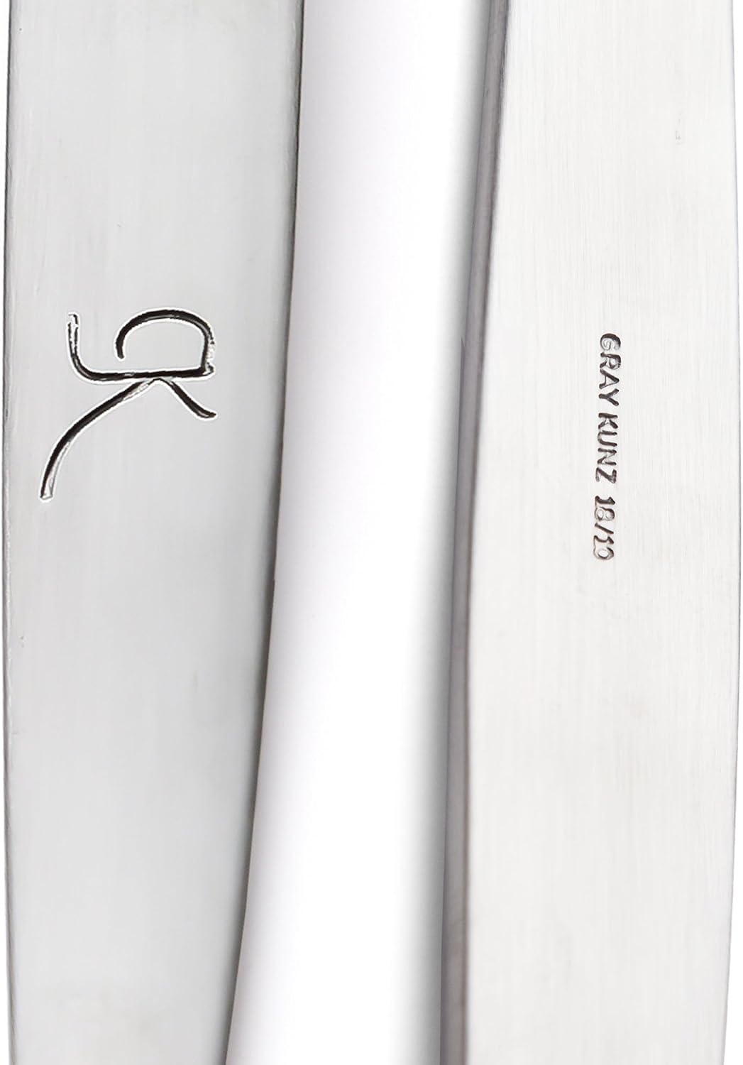 3-PCS Kunz Spoon | 9 Inch 18/10 Stainless Steel Serving Spoons Set Include Serving Spoon, Slotted and Perforated Spoons (Medium 9 Inch, 3 Pack All Kunz)
