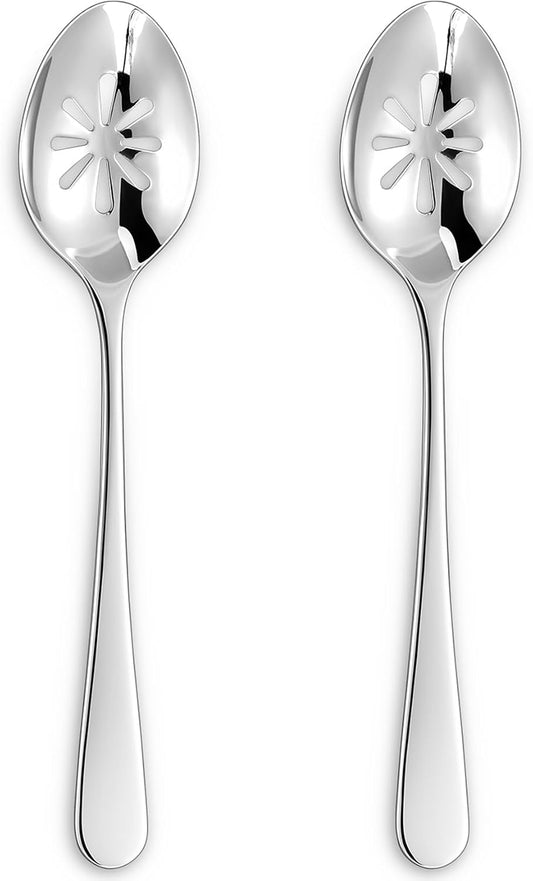 KEAWELL Premium Louise 9-Inch Slotted Serving Spoon (Slotted Spoon)