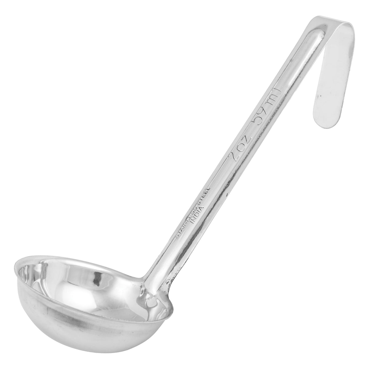 Winco Stainless Steel Ladle, 8-Ounce
