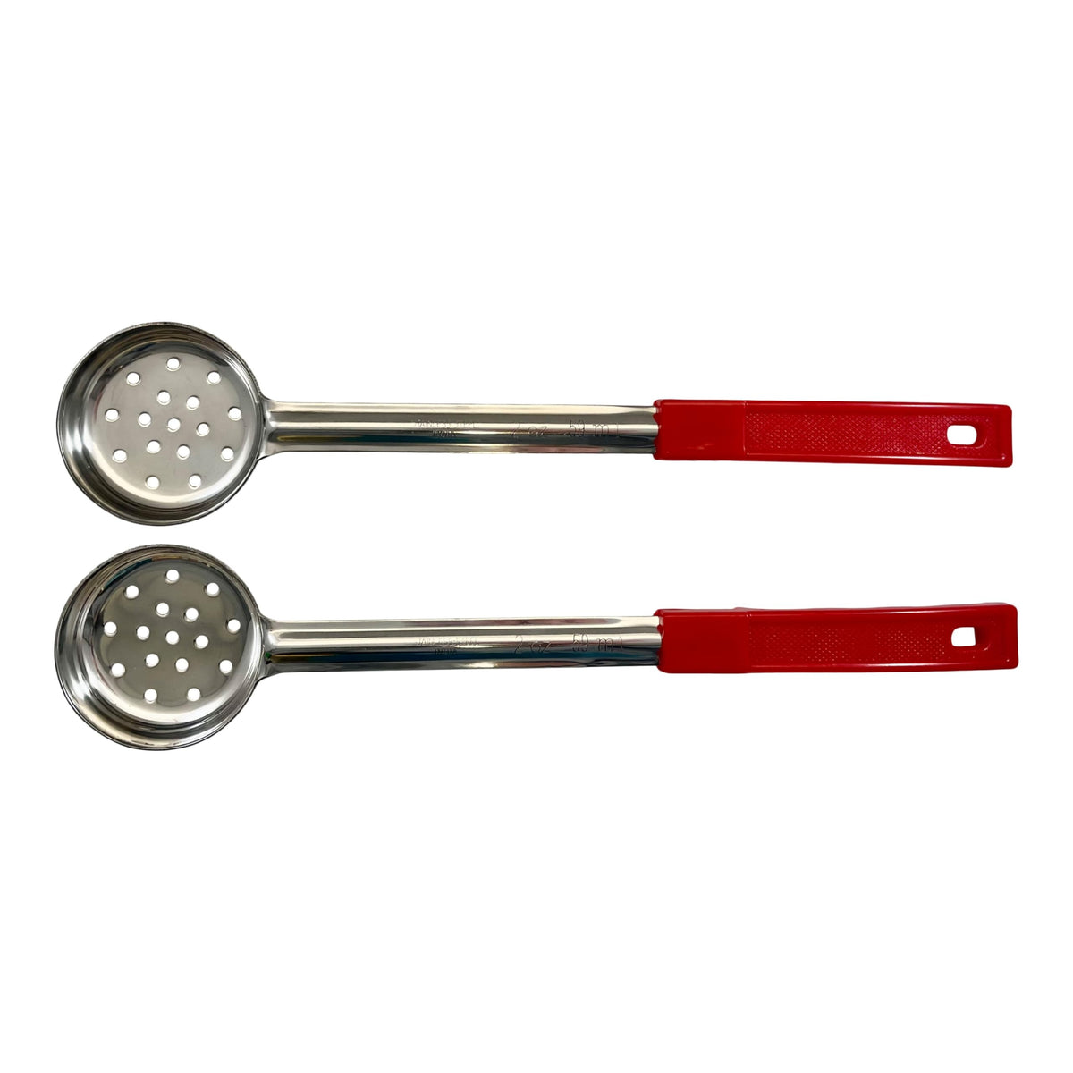 4 oz Slotted Stainless Steel Portion Control Ladle Spoodle - [Pack of 2]