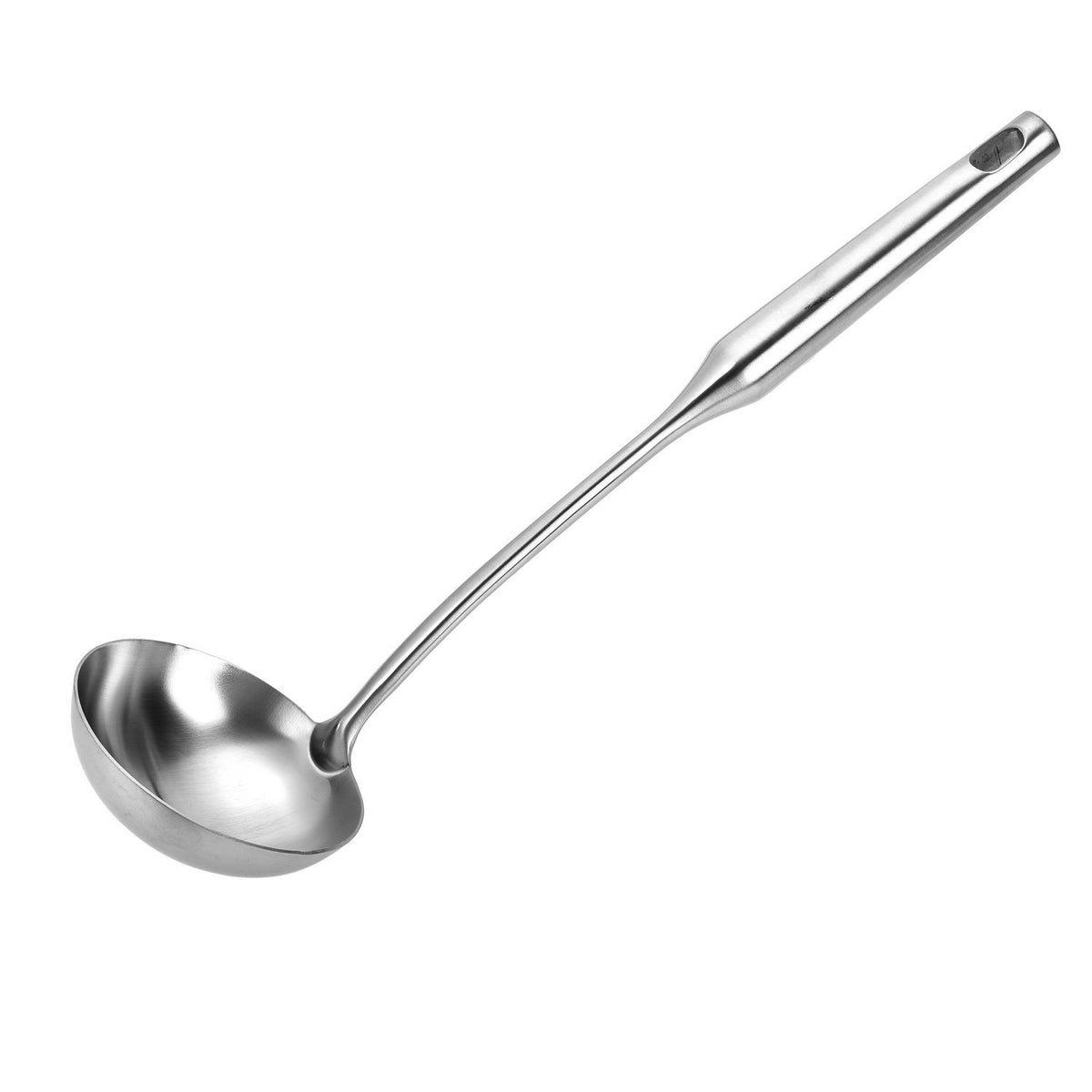 TBWHL Skimmer Slotted Spoon, Slotted Spoons for Cooking, Heavy Duty 304 Stainless Steel Slotted Spoon with Vacuum Ergonomic Handle, Comfortable Grip Design Strainer Ladle for Kitchen, 14.96 Inches