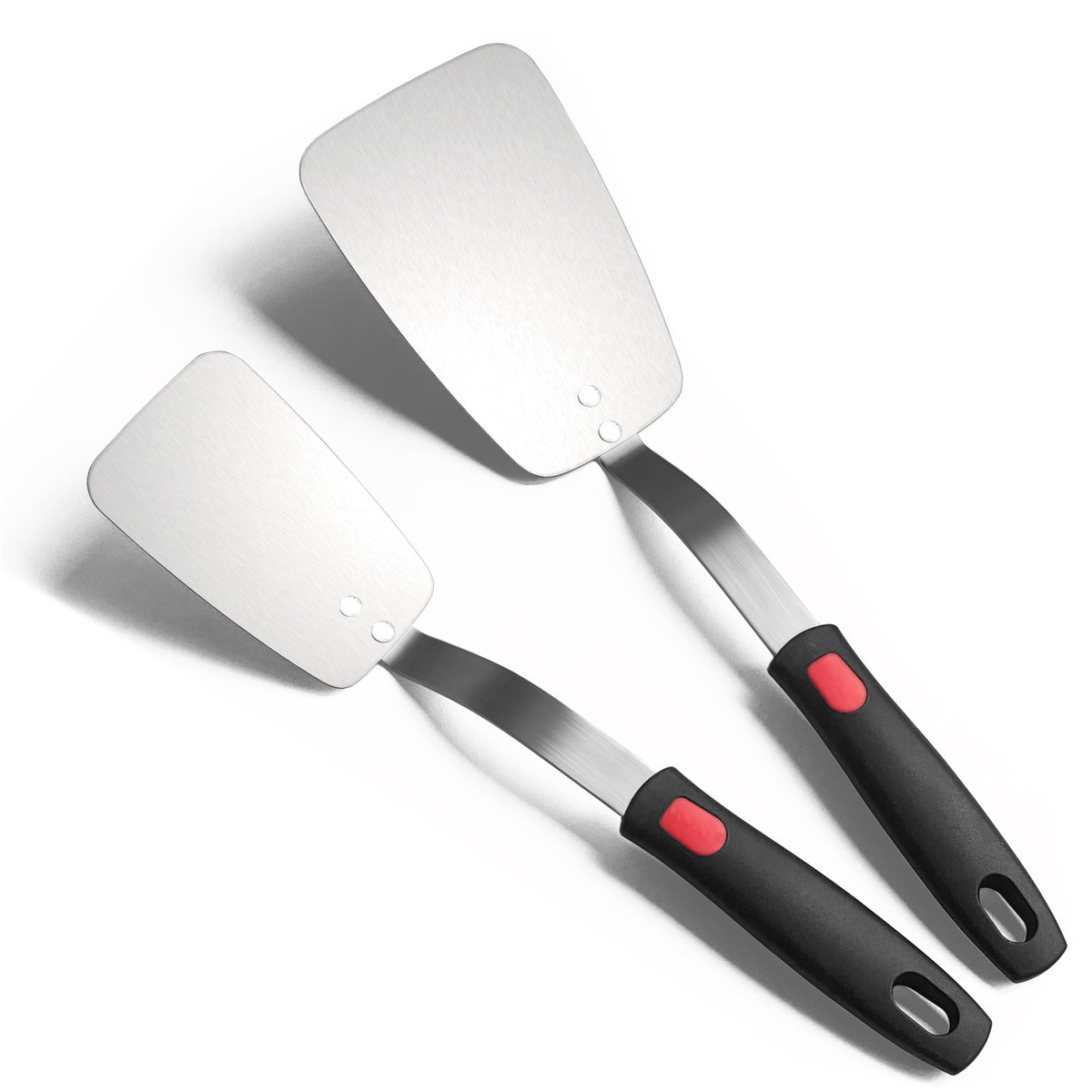 Stainless Steel Flexible Spatula, Thin Metal Turner, X' Large Solid