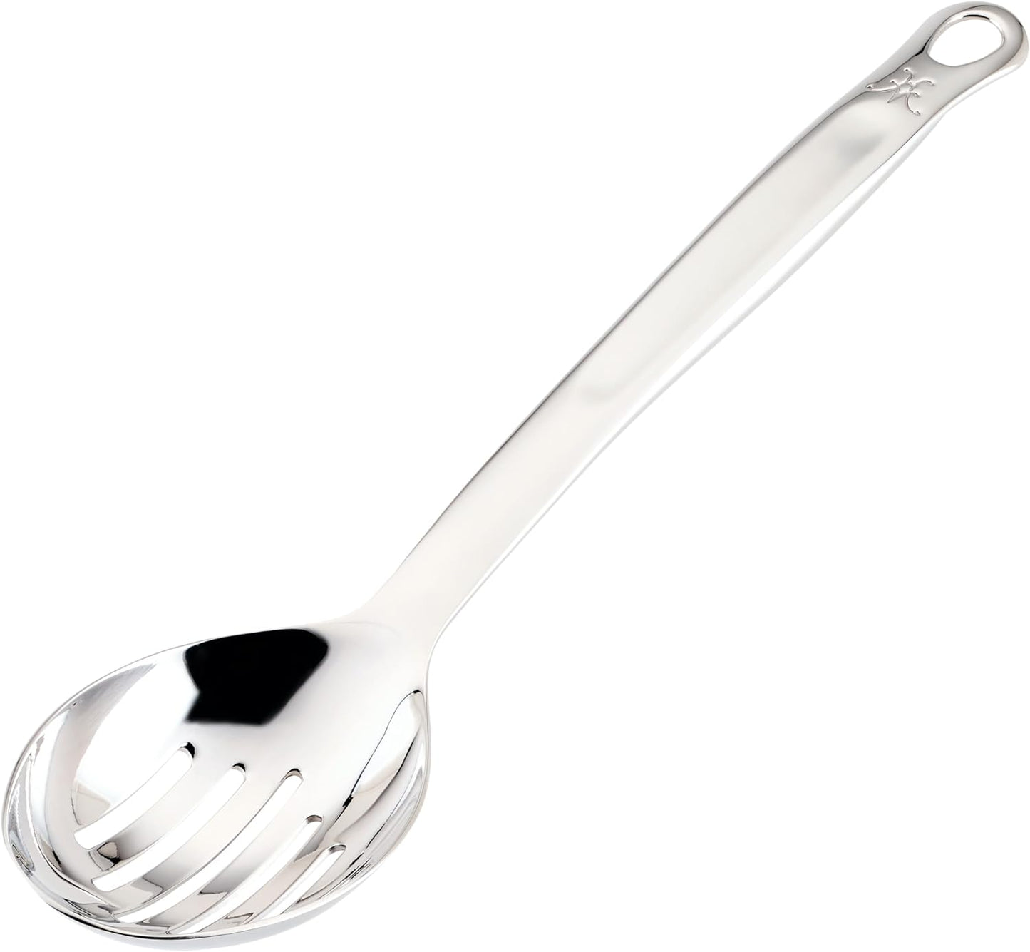Hestan Provisions Chef's Tools, Deep Slotted Spoon, (13-inch), Artisan-Polished Stainless Steel