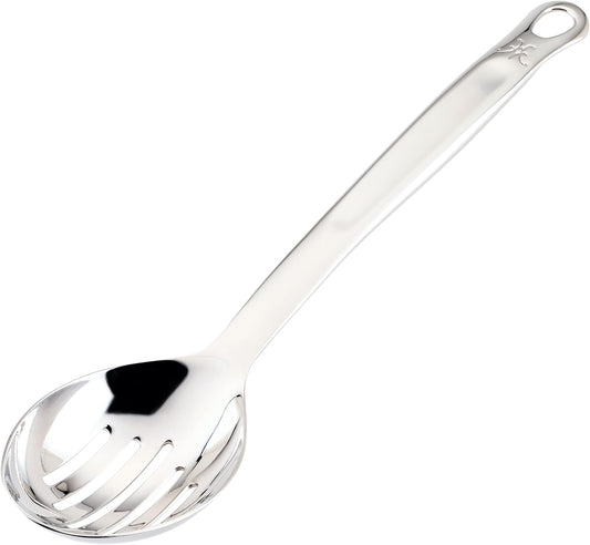 Hestan Provisions Chef's Tools, Deep Slotted Spoon, (13-inch), Artisan-Polished Stainless Steel