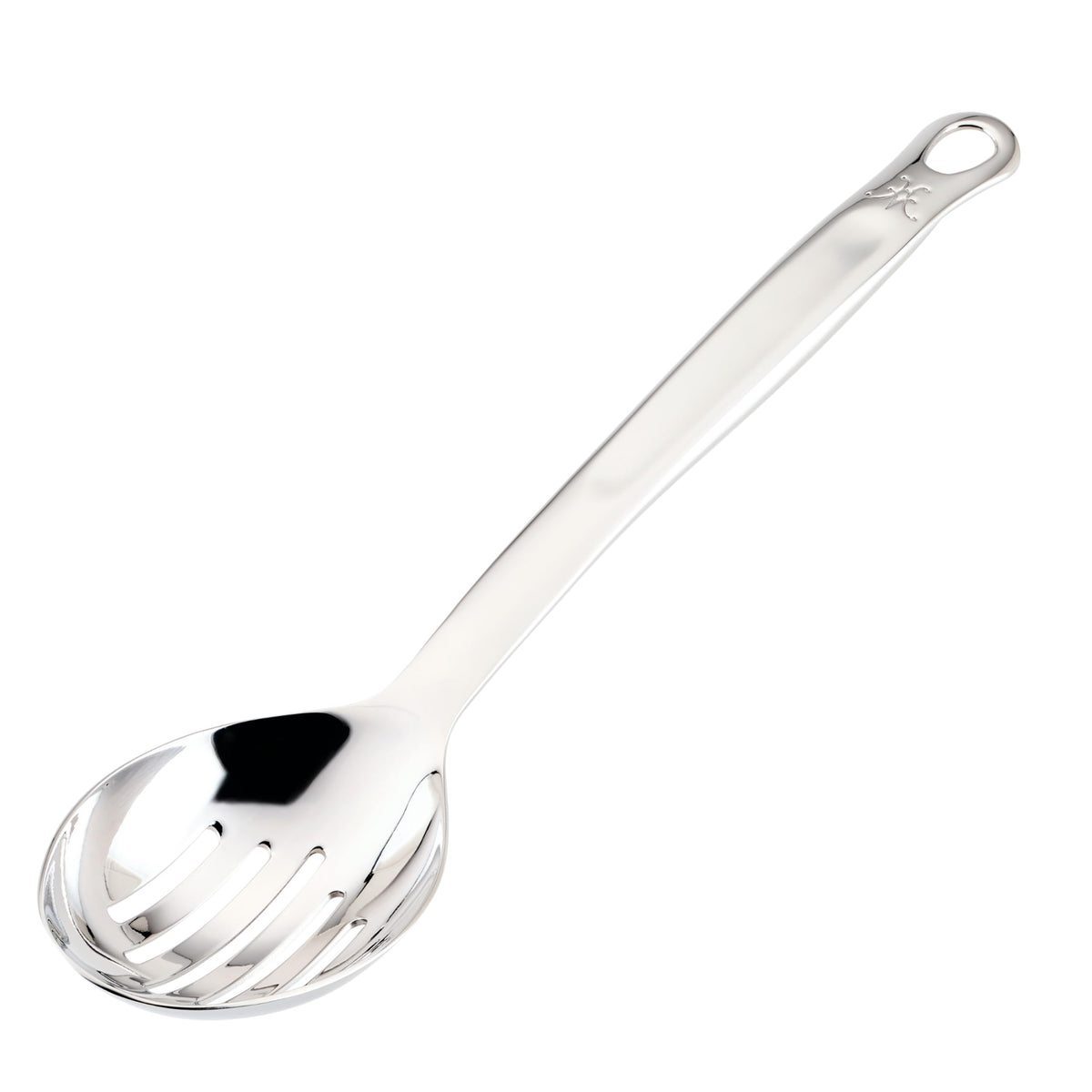 Hestan Provisions Chef's Tools, Deep Slotted Spoon, (13-inch), Artisan-Polished Stainless Steel