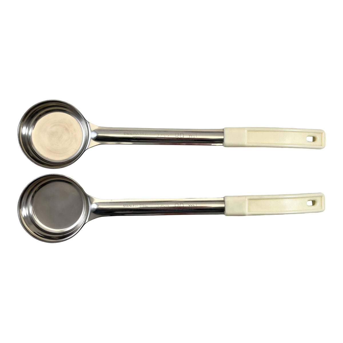 4 oz Slotted Stainless Steel Portion Control Ladle Spoodle - [Pack of 2]