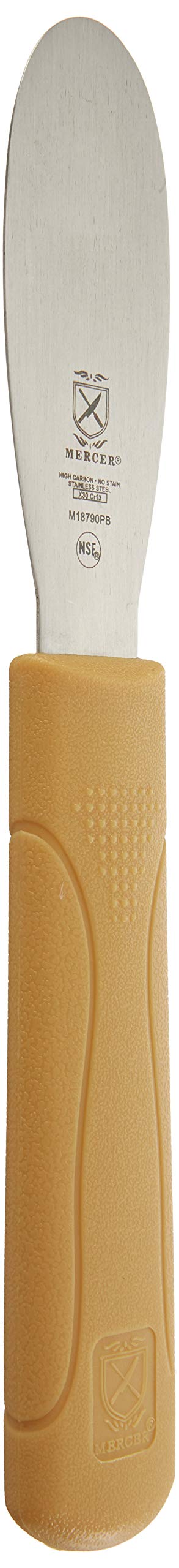 Mercer Culinary Millennia Turner/Spatula, 6 Inch x 3 Inch Blade, Black Handle