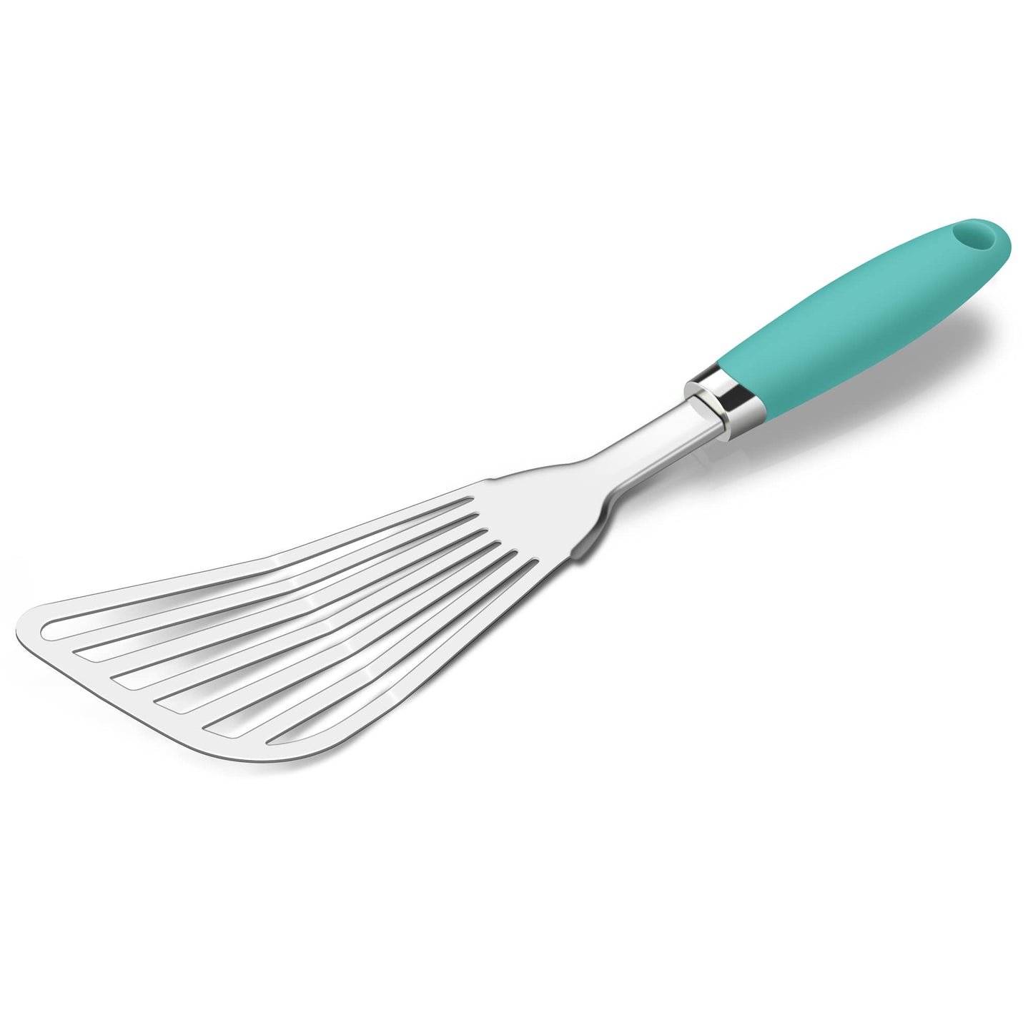 304 Stainless Steel Fish Spatula, Thin Flexible Slotted Turner
