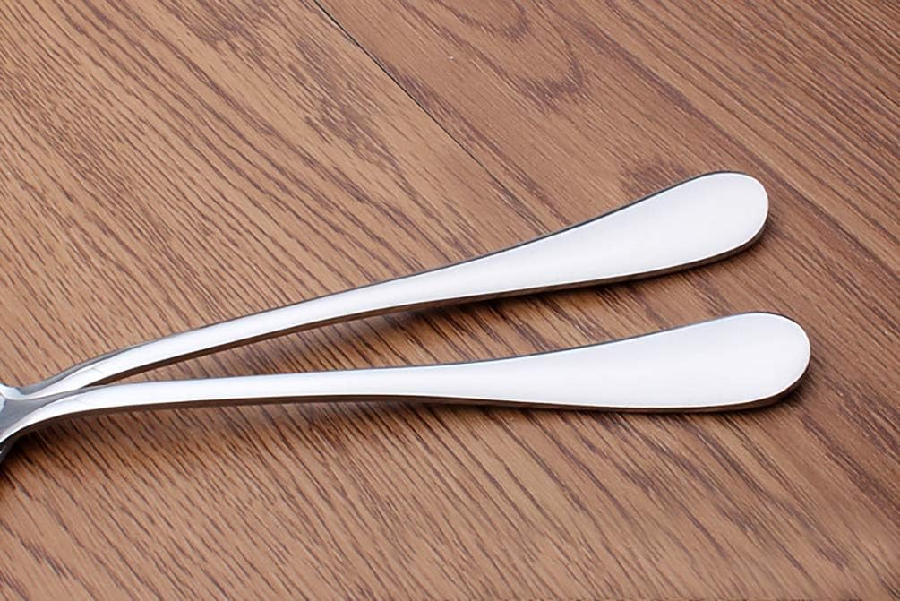 2-Pack 7.7-inch Stainless Steel Slotted Soup Serving Spoon Colander for Buffet, Dinner, Restaurants, Kitchen (Slotted Spoon)