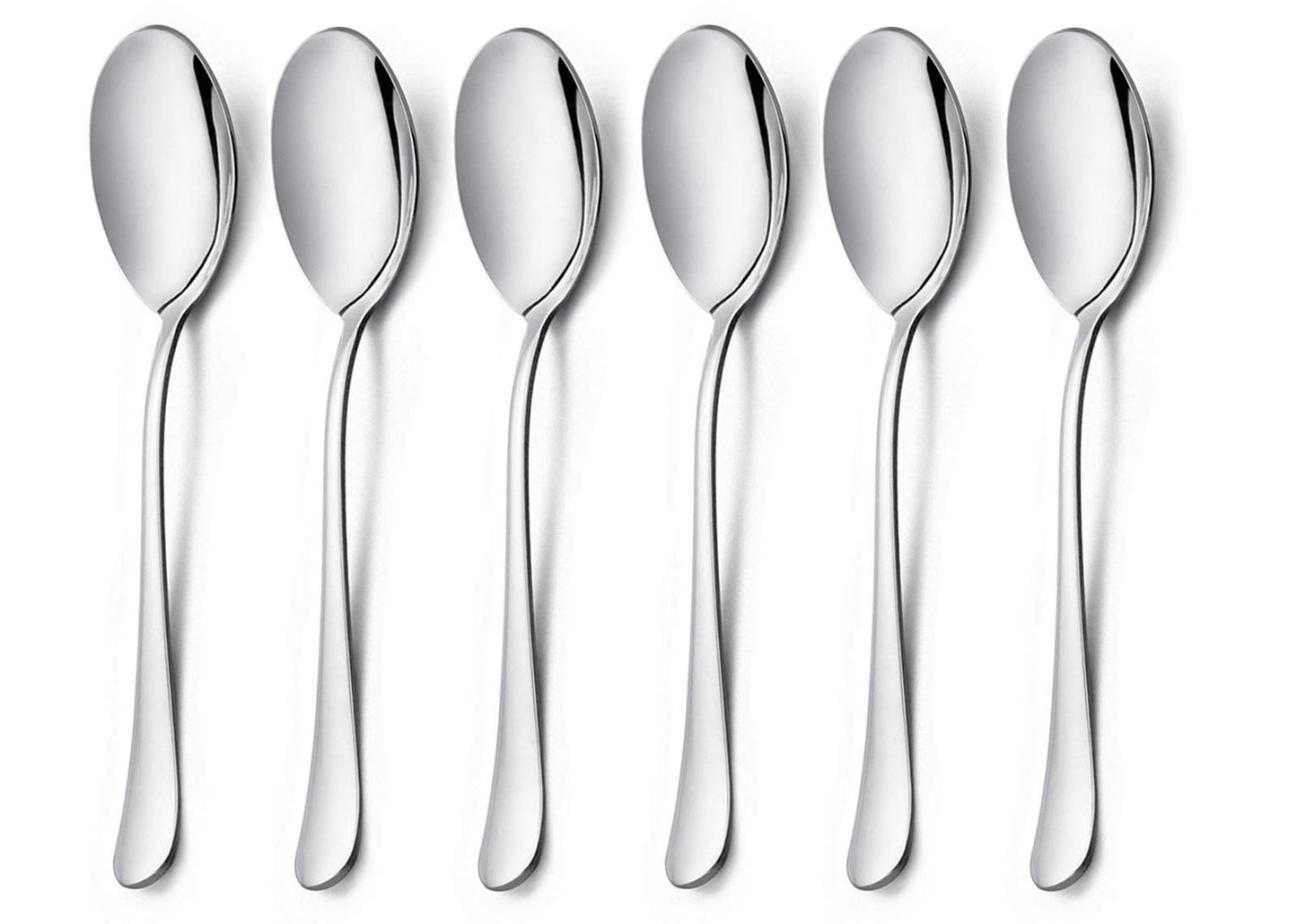 HaWare Serving Slotted Spoons X 6, 9.8 inches Large Size Buffet Spoon