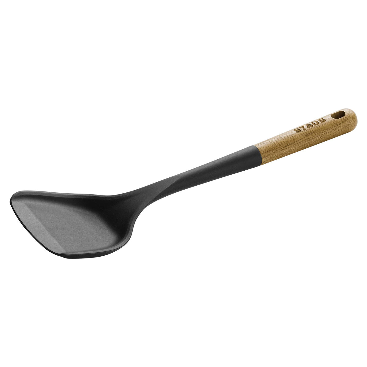 Staub Silicone Spatula, Cooking Utensil, Non-Stick, Black