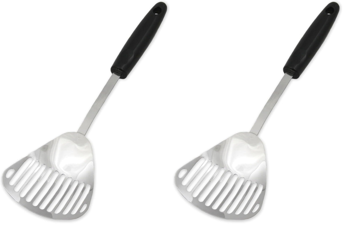 Chef Craft Select Slotted Sturdy Skimmer, 13 inch, Stainless Steel