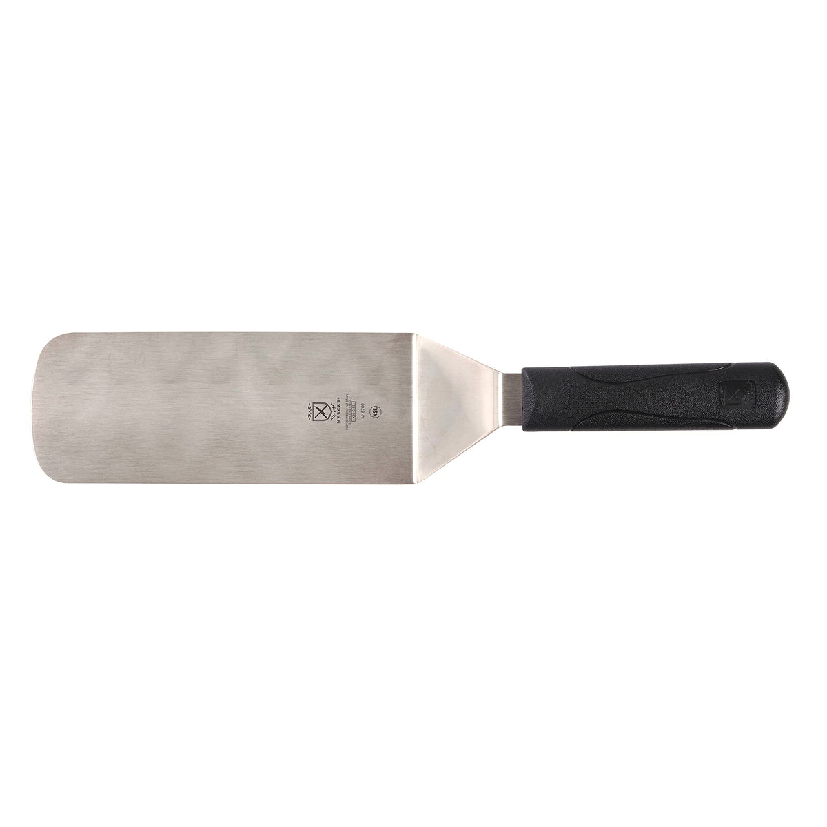 Mercer Culinary Millennia Turner/Spatula, 6 Inch x 3 Inch Blade, Black Handle