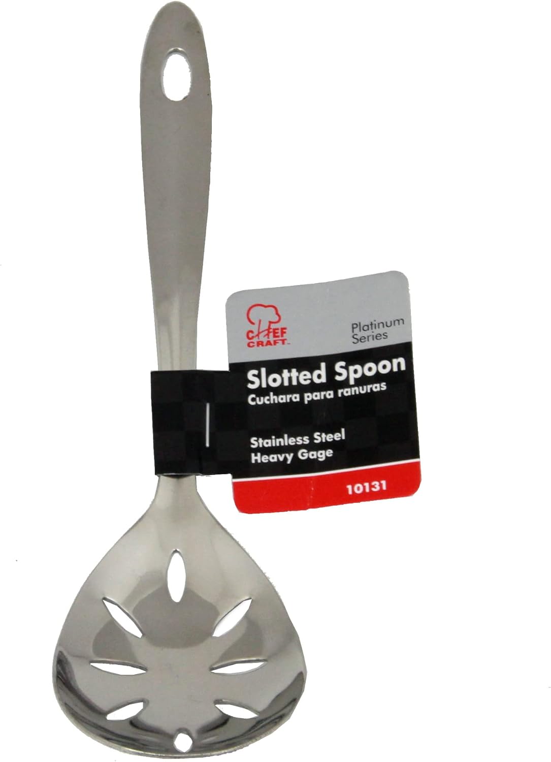 Chef Craft Select Slotted Severing Spoon, 9.5 inch, Stainless Steel