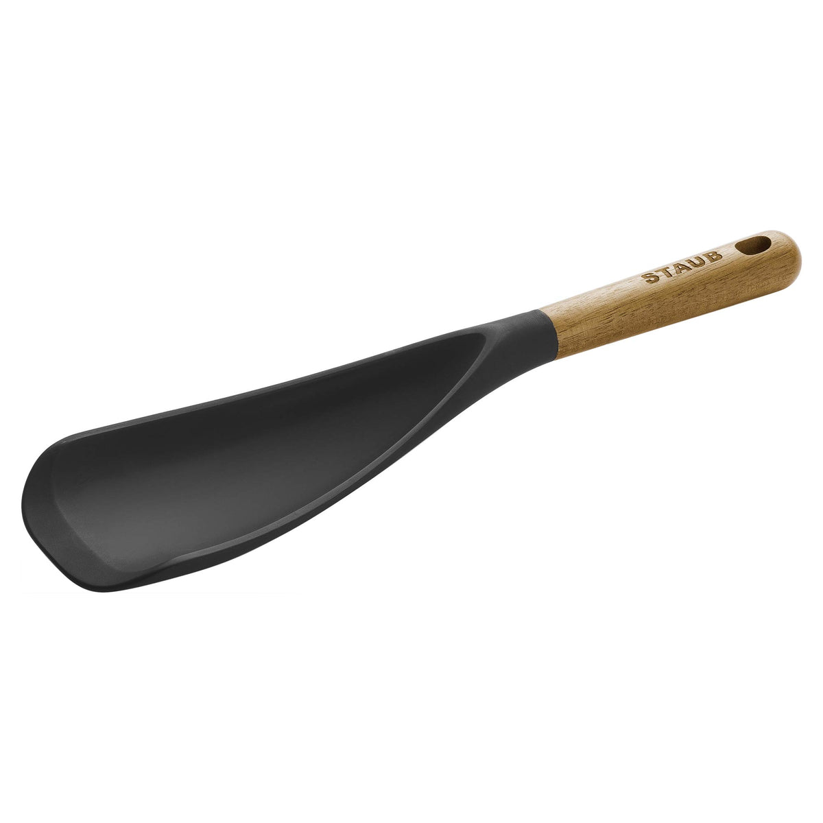 Staub Soup Ladle, Cooking Utensil, Non-Stick Silicone, Black