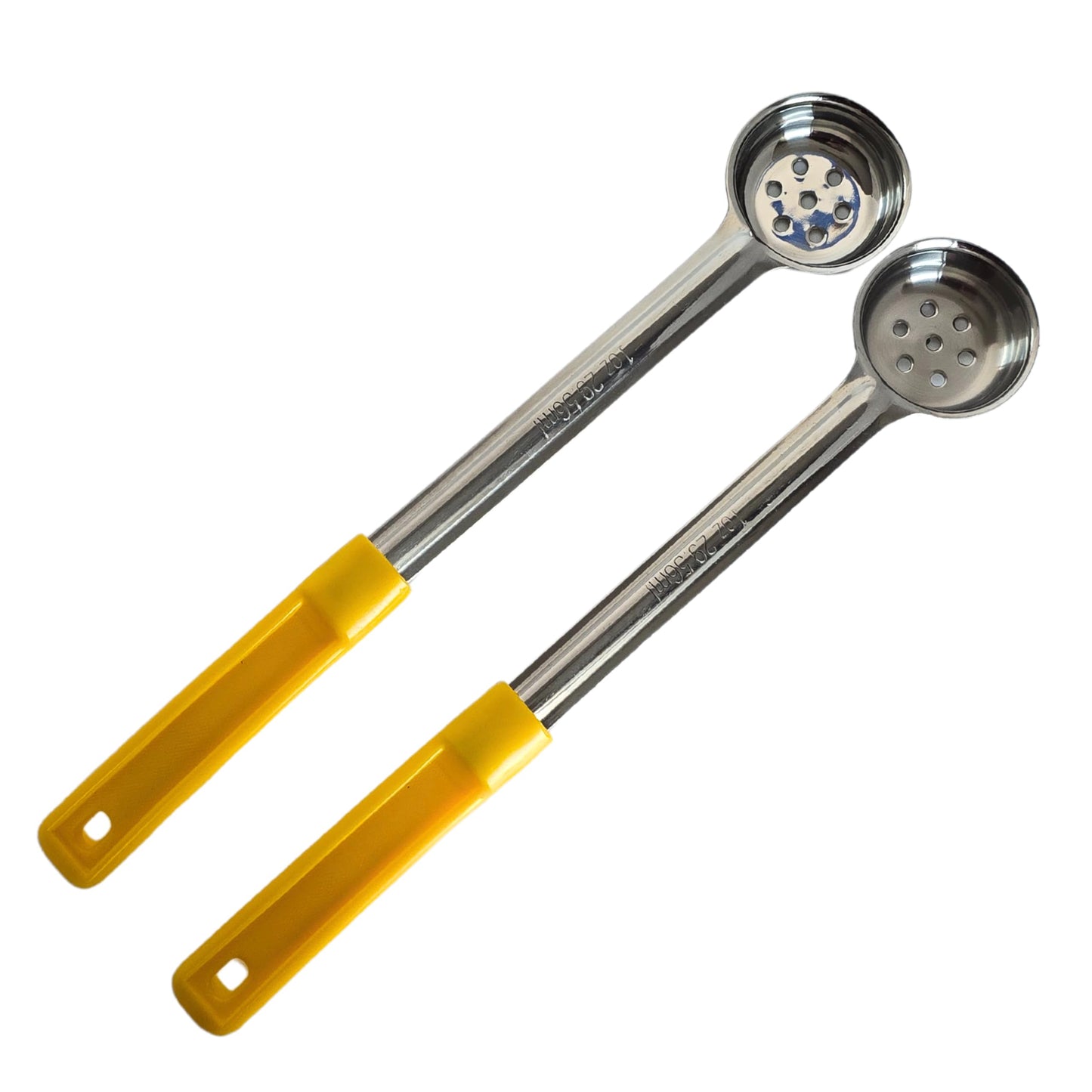 4 oz Slotted Stainless Steel Portion Control Ladle Spoodle - [Pack of 2]